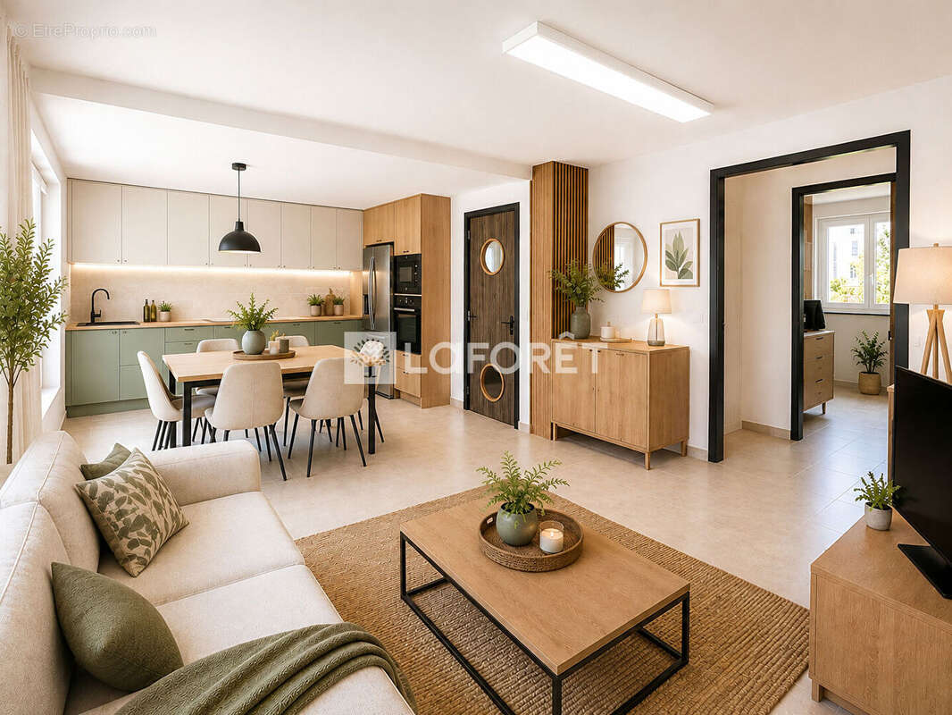 Appartement Caluire-et-Cuire 3 pièces 53.35 m² - photo 4
