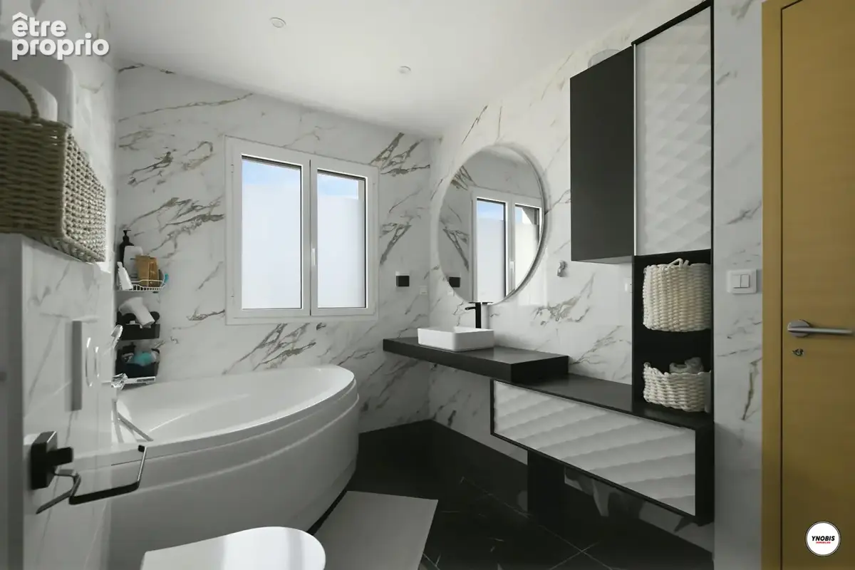 Bouafle - maison contemporaine de 2022 - 165 m² - 5 chambres - garage de plus de 80 m² - terrain de 822 m² - dpe a - photo 10