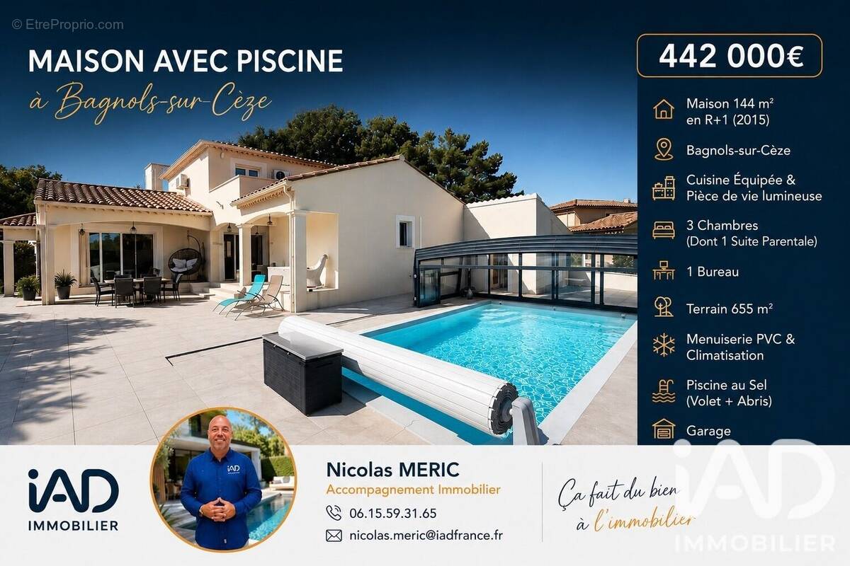 Photo 1 - Maison à BAGNOLS-SUR-CEZE