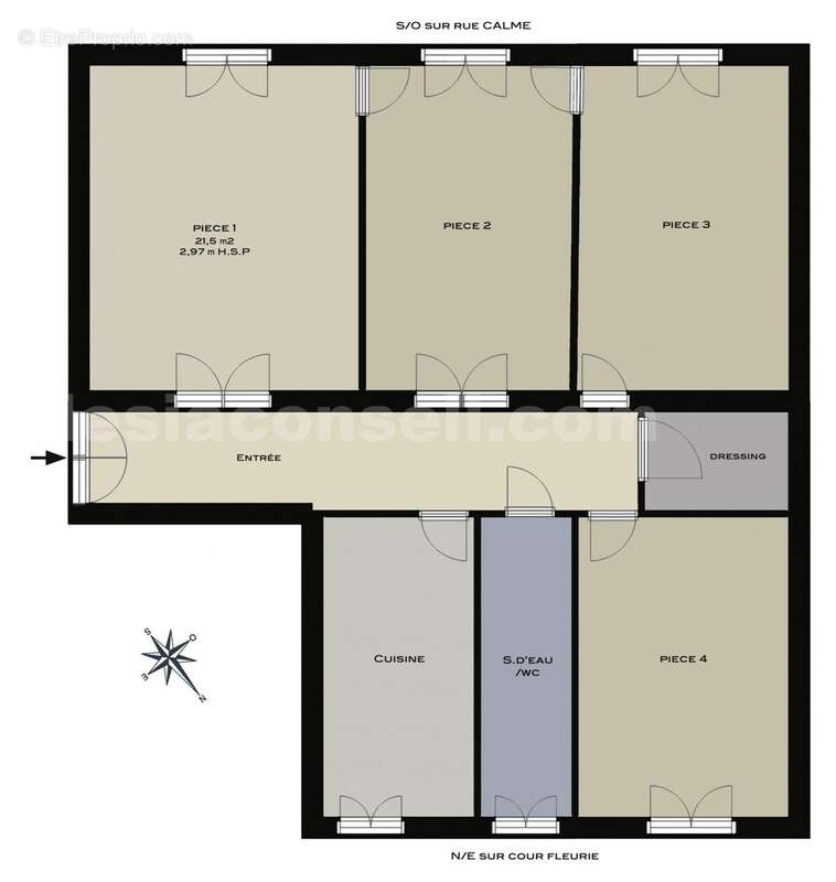 more6-vern-pl - Appartement à PARIS-14E