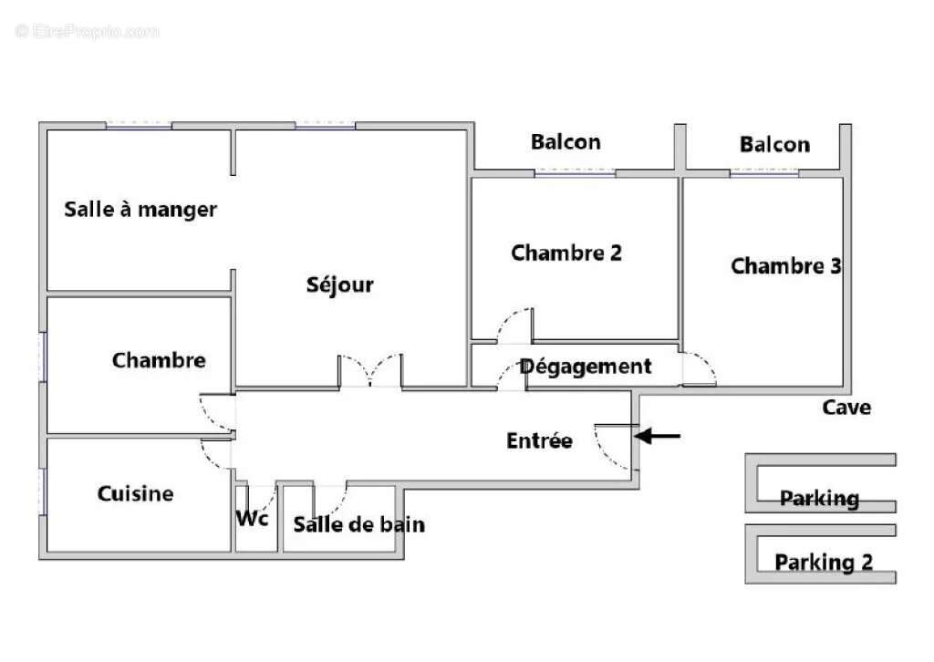 Appartement à BOUGIVAL