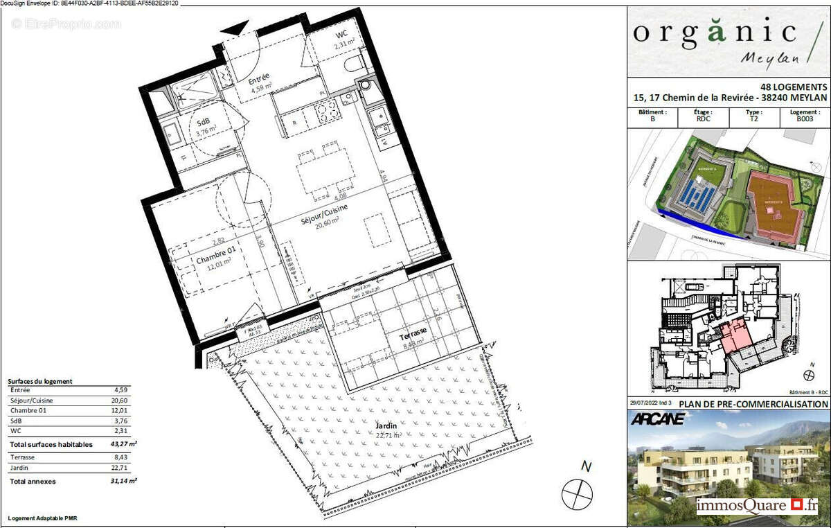 Appartement à MEYLAN