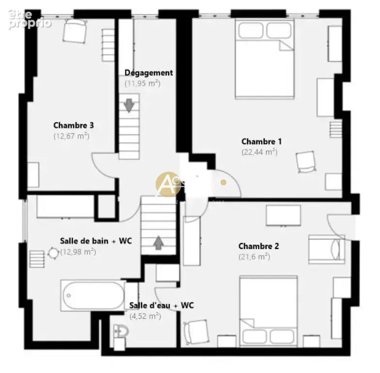 LA GARDE , 5 pièces 153 m2, Esprit maison, Jardin, Cave et Garage. - photo 18