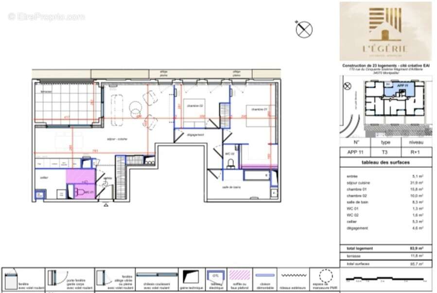 Appartement à MONTPELLIER