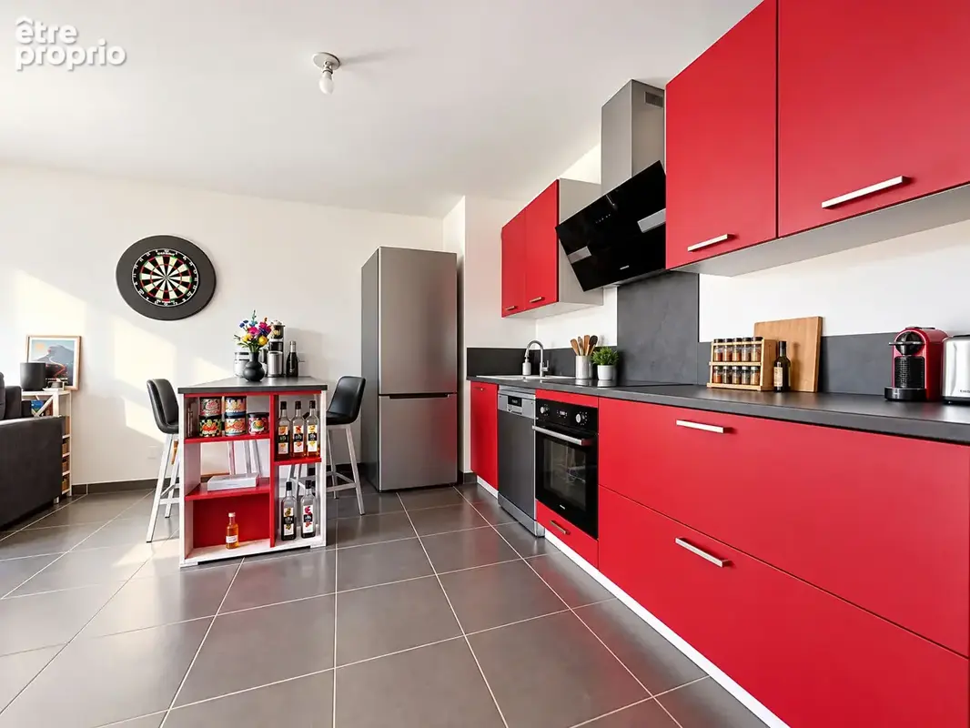 À vendre  superbe t3 de 60 m² avec terrasse de 16 m², box et climatisation - photo 2