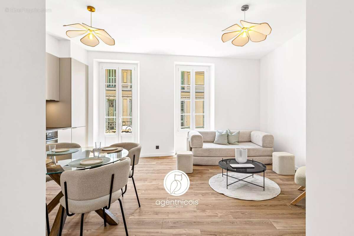 Nice // carré d'or - rue de france : 3 pieces /  balcon sud / rénové / avant dernier etage - photo 20