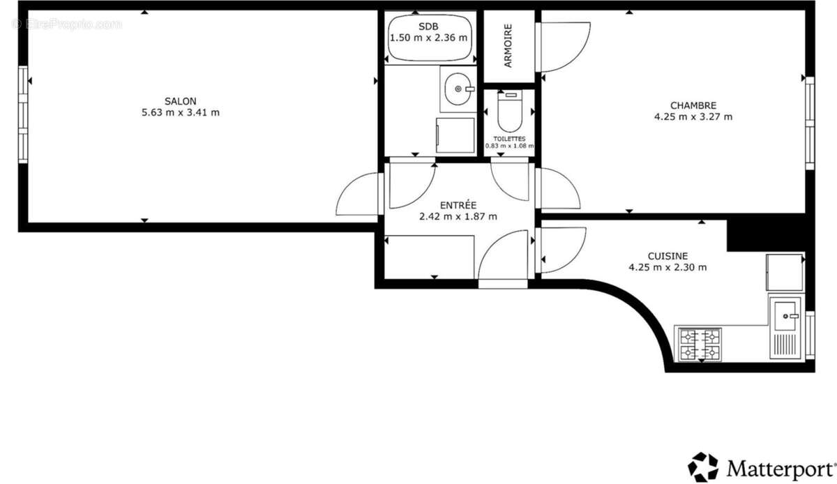 Appartement à PARIS-17E