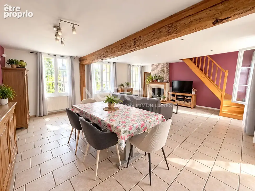 Maison Chaumont En Vexin 5 pièce(s) 114 m2 + dépendance + 1200 m² terrain - photo 3