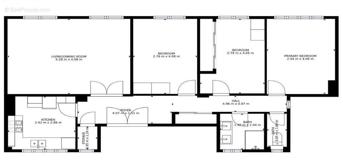 Appartement à PARIS-19E