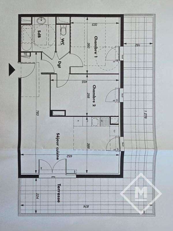À découvrir sans tarder ! Superbe T3 coup de cœur en dernier étage avec terrasse de 40 m² – Château-Gombert - photo 21