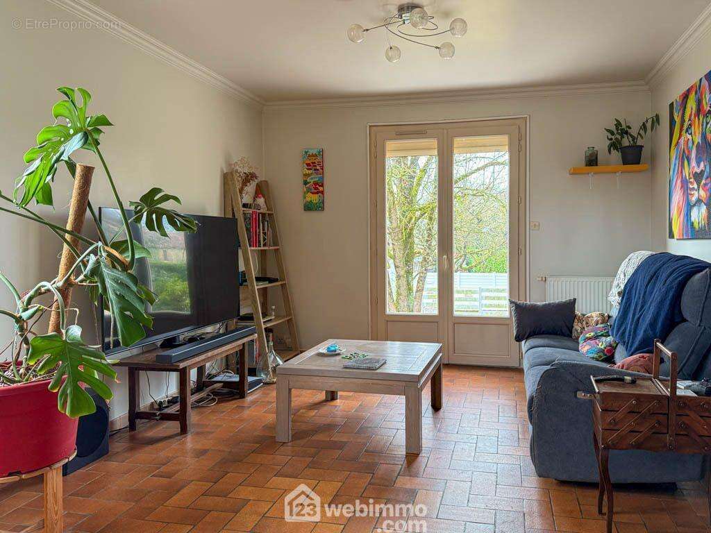 un salon chaleureux, - Maison à SAINT-MESMIN