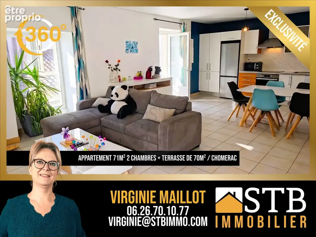 Photo Appartement à Chomerac au prix de 175 000€