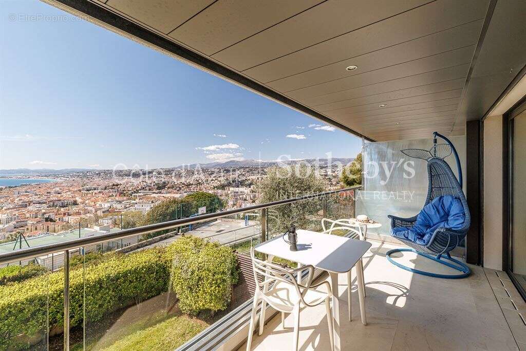 Nice appartement 4 pièces 63 m2 vue mer panoramique terrasse résidence piscine calme - photo 4