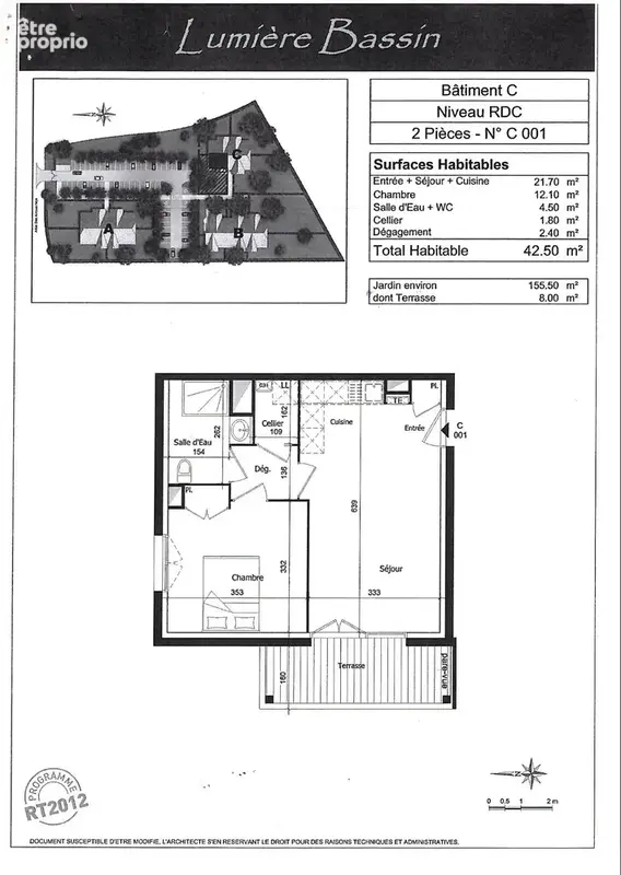 Appartement 2 pièces 43 m² à vendre à Biganos (33380) - photo 9