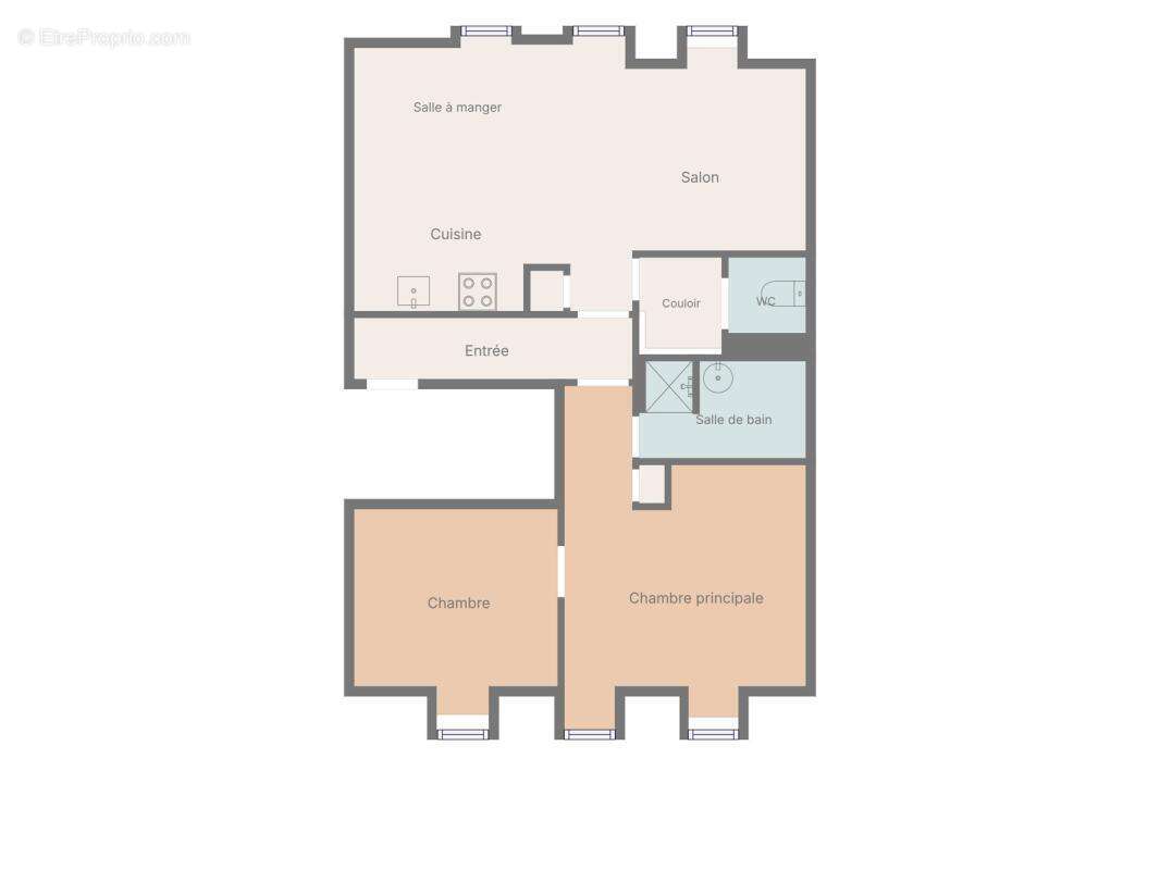 Appartement à CHATEAULIN