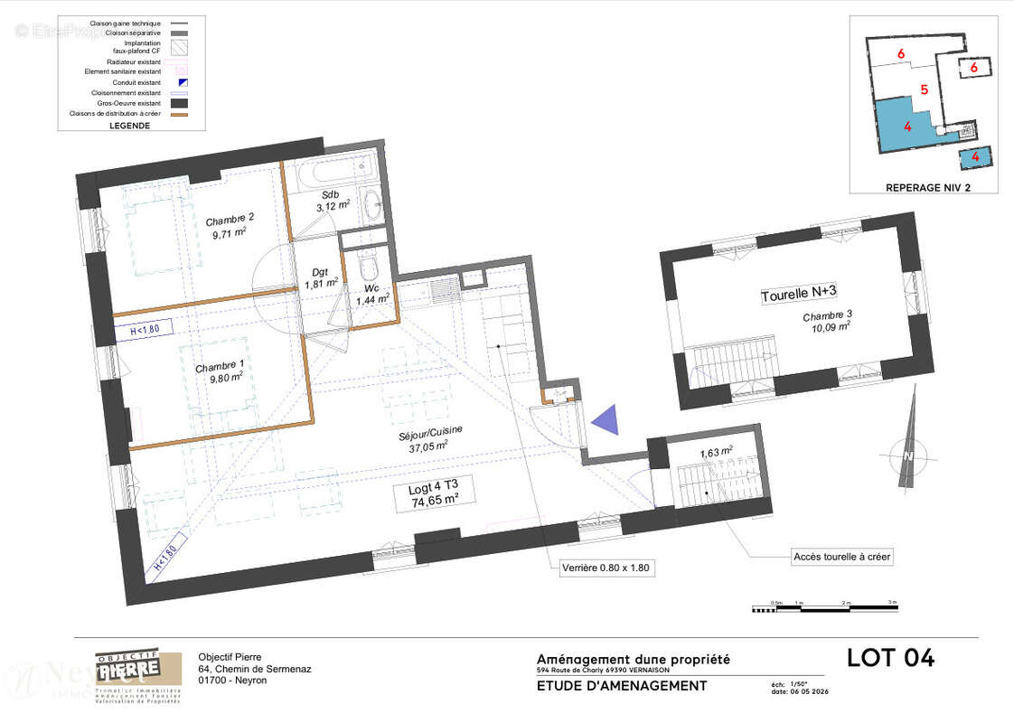 Appartement à VERNAISON