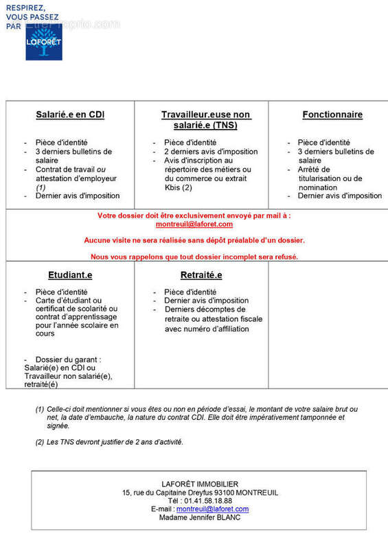 Appartement à BAGNOLET