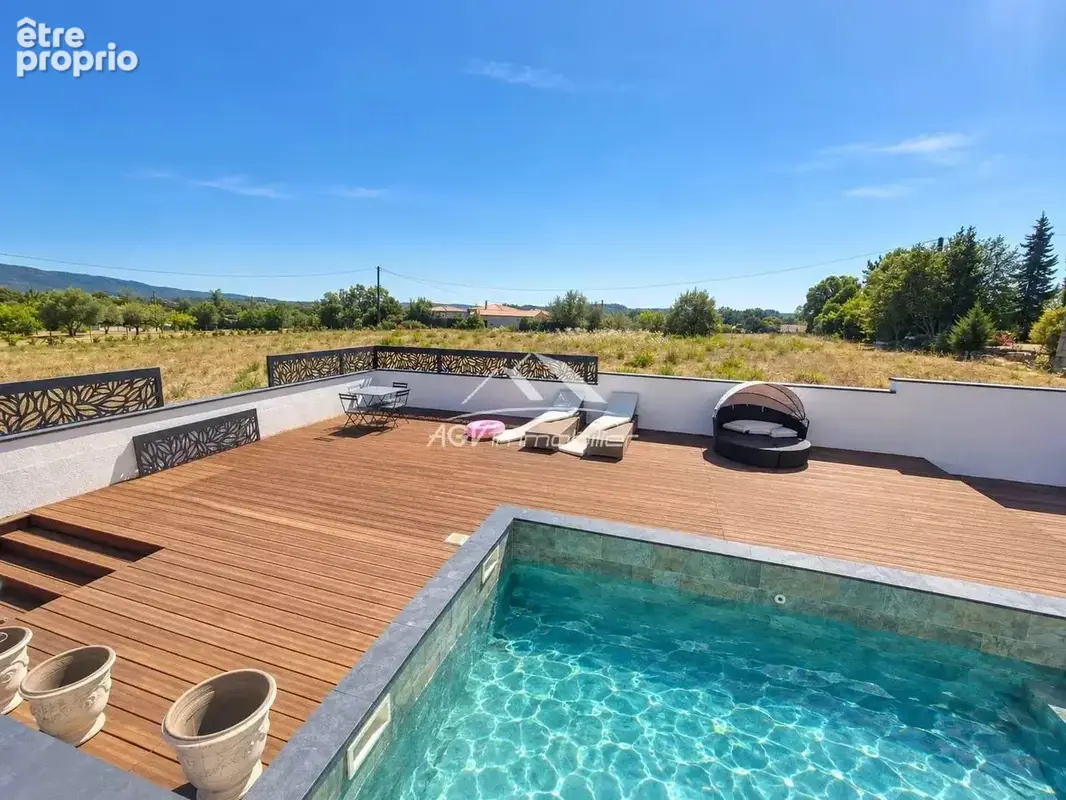 Proche Alès, maison 155 m² avec piscine et logement indépendant au calme - photo 4