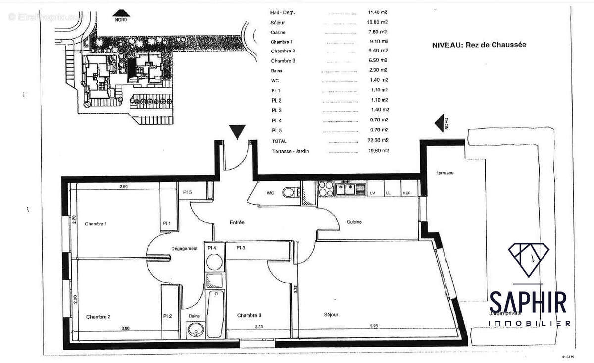 Appartement à TOULOUSE