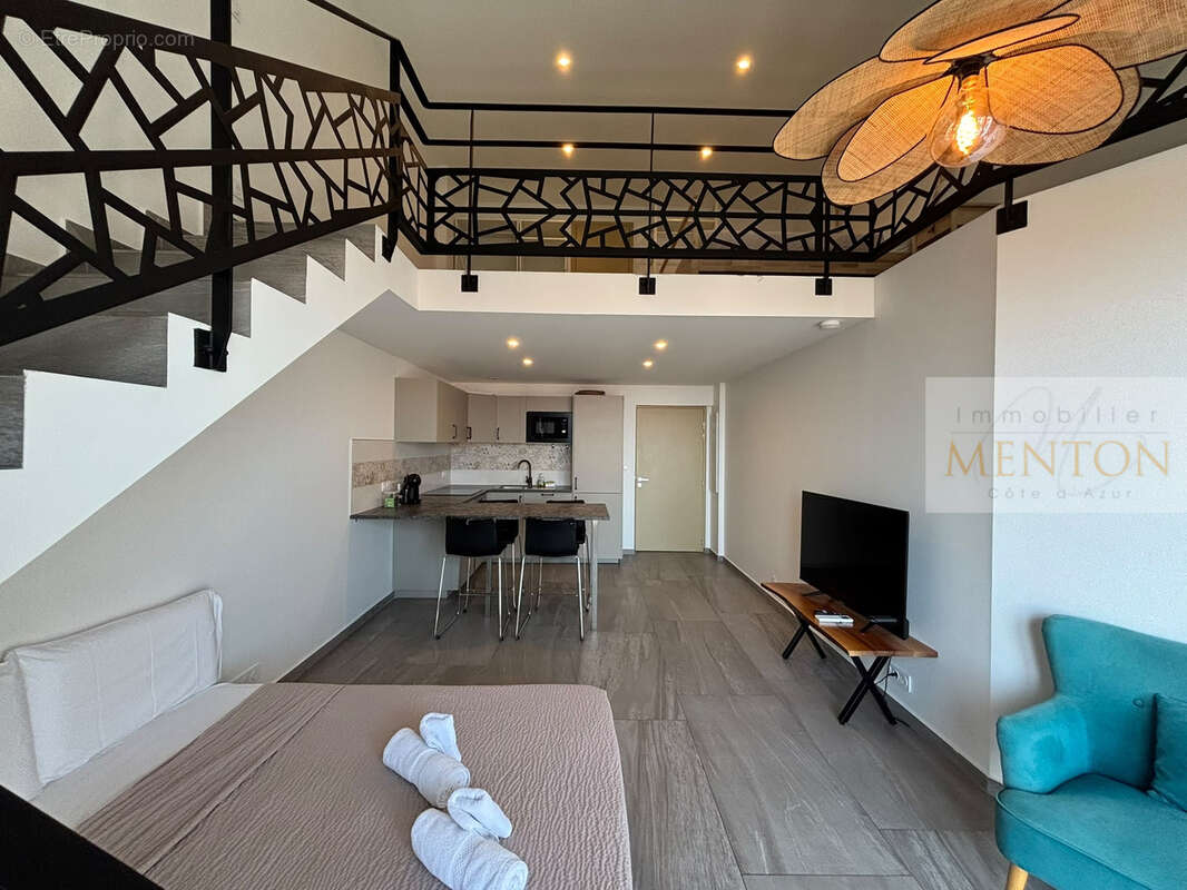 menton, immeuble de 4 duplex, 100%design, 100% location b&b, expo sud, vue mer, centre historique - photo 3