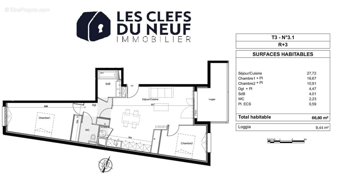 Appartement à TOULOUSE