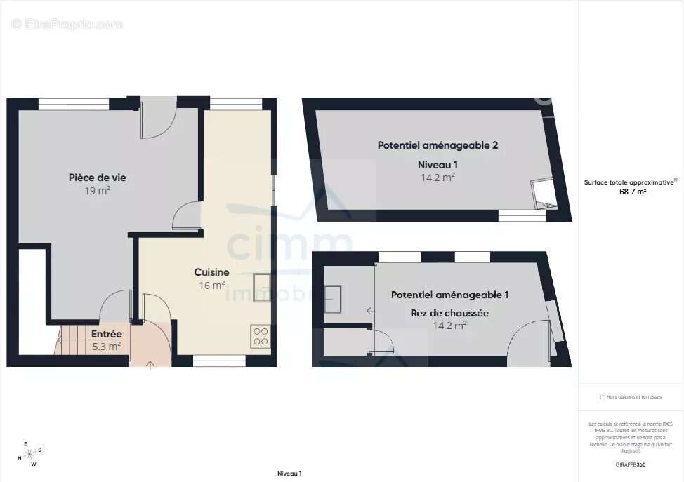 Maison à BOURG-DES-COMPTES