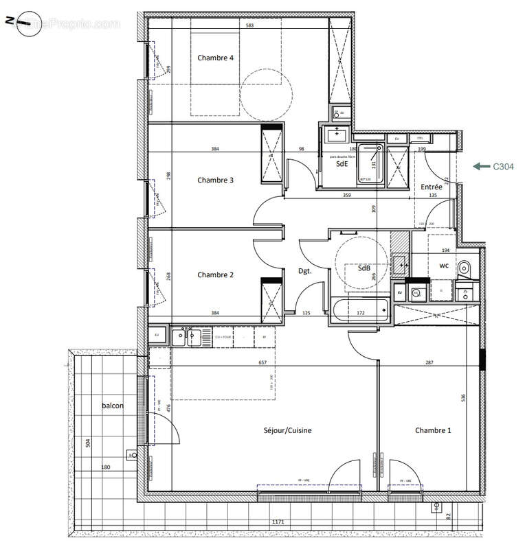 Appartement à NANTES