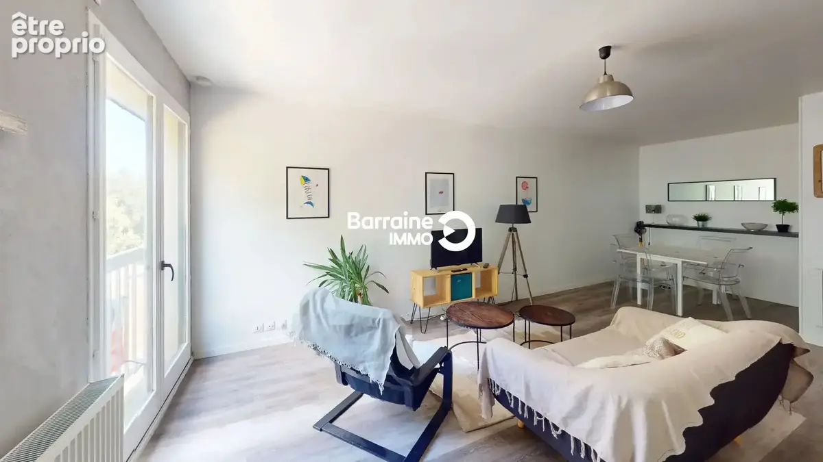 A vendre- lorient lanveur- appartement 3 chambres de 78 m²- garage et patio - photo 7