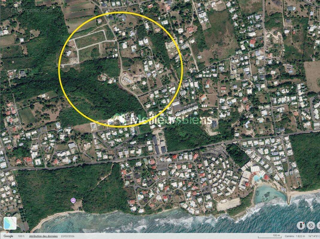 Terrains viabilisés à Saint-François, 5 lots de 495 à 646 m² - photo 2