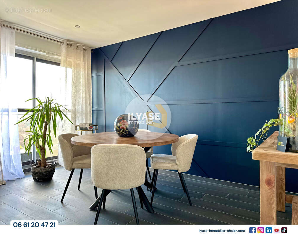Appartement T4 avec vue unique  Centre-ville Chalon-sur-Saône  Spa  Balcon - photo 4