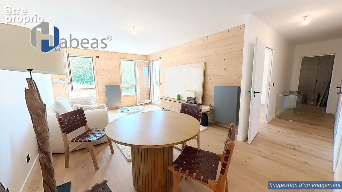 T3 avec 1 chambre plus 2 cabines , 63.71m², Balcon 5,58m², Casier à Ski, cellier - photo 2