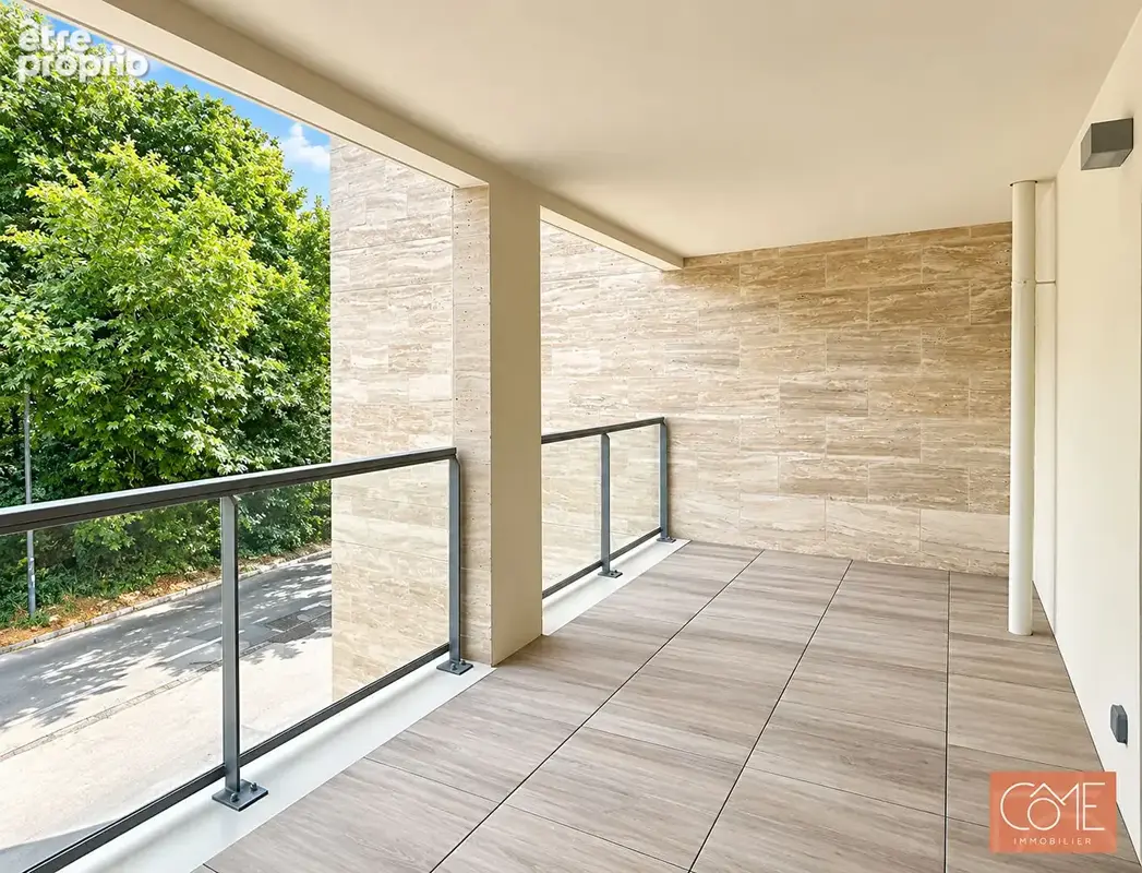 Rennes anatole france - appartement t3 neuf 78 m² - terrasse 12 m² - vue canal de l'ille - parking - résidence de standing - photo 4