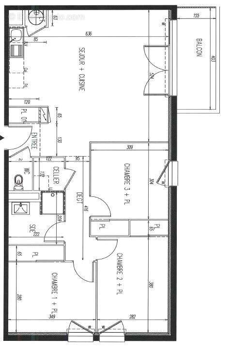 Appartement à VILLEFRANCHE-DE-ROUERGUE