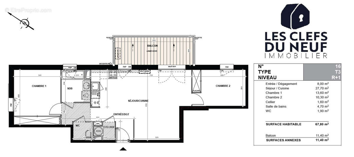 Appartement à TOULOUSE