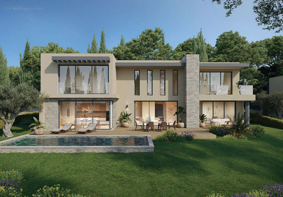 Mougins  Domaine privé  Villas neuves d'exception avec piscine - photo 4