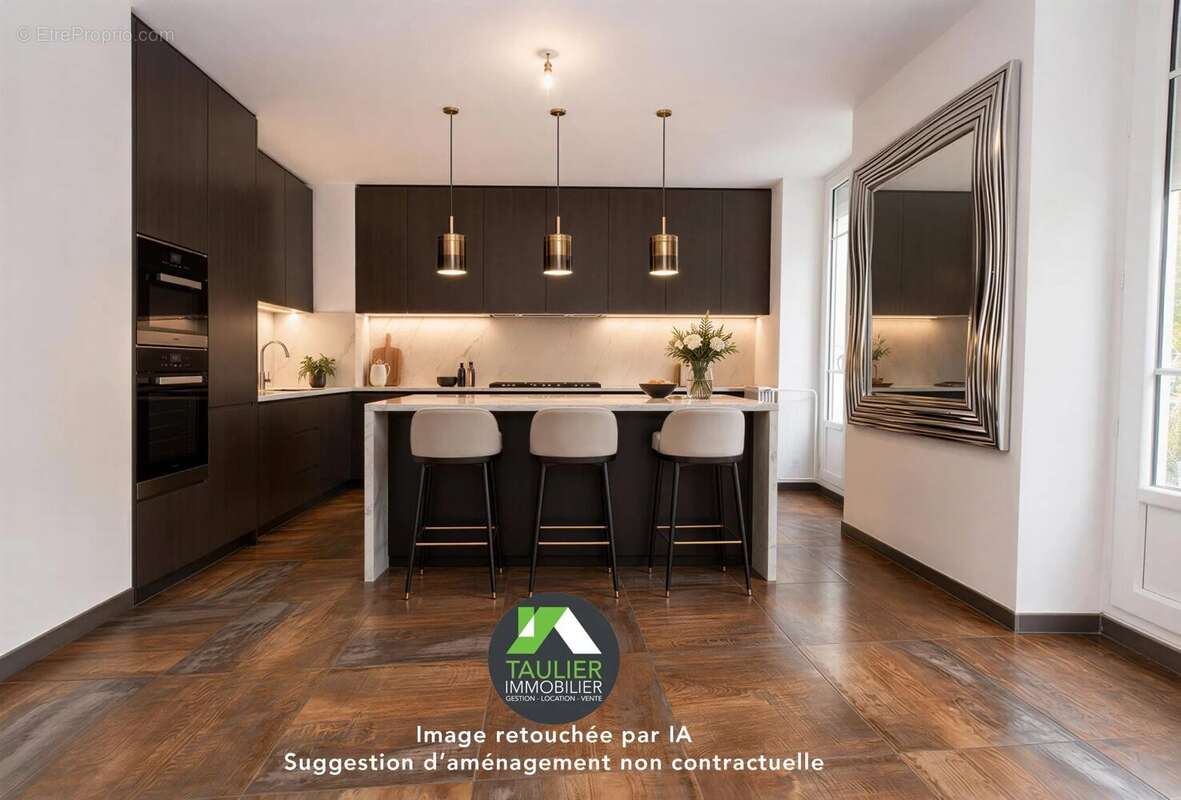 Magnifique T3, 102m² au 1er étage, avec balcon et monte-escaliers - photo 2