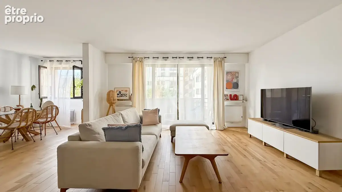Puteaux - quartier volta - appartement familial rénové de 93 m² avec balcon et parking - photo 2