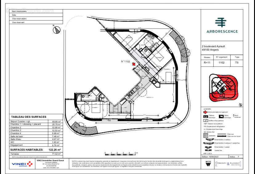 Appartement à ANGERS
