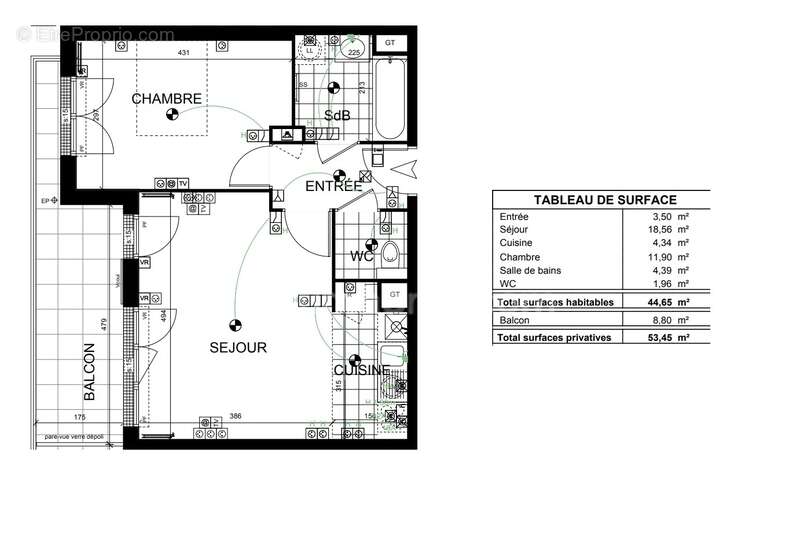Appartement à L'ISLE-ADAM