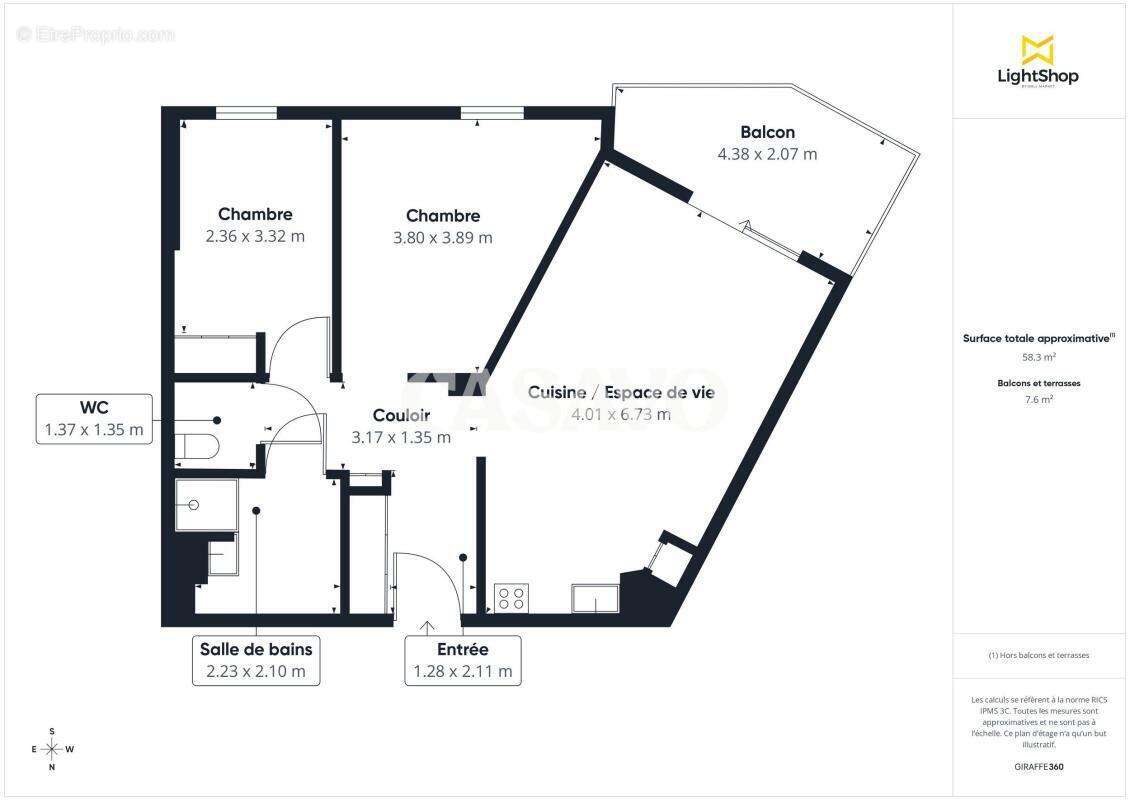 Appartement à SAINT-HERBLAIN
