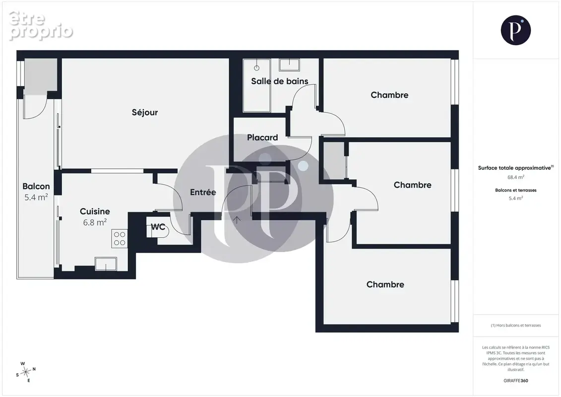Exclusivite - fresnes – 4 pièces 69 m² – balcon plein sud – parking – cave - photo 15