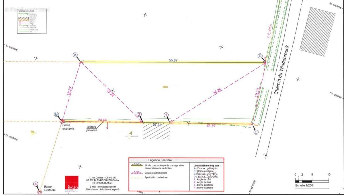 Terrain à AIRE-SUR-LA-LYS