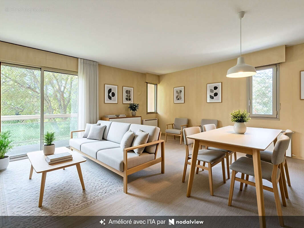 Nîmes 2 pièces 53,46 m²  balcons, garage et parking - photo 3