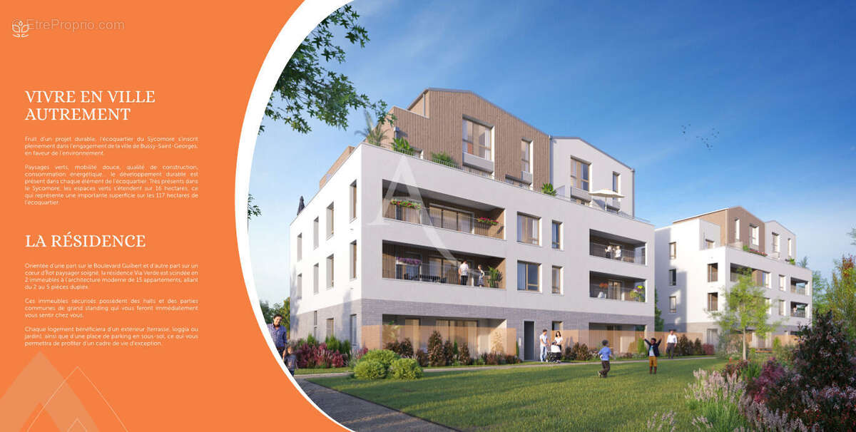 Appartement à BUSSY-SAINT-GEORGES