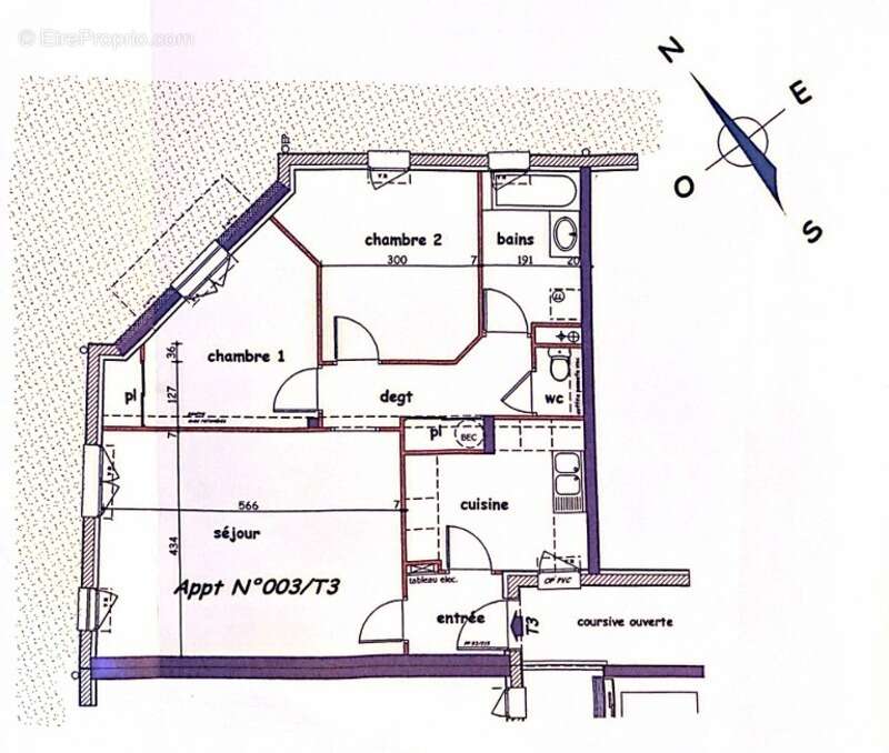 Appartement T3 72 m2, RDC -  PLEURTUIT centre - photo 13