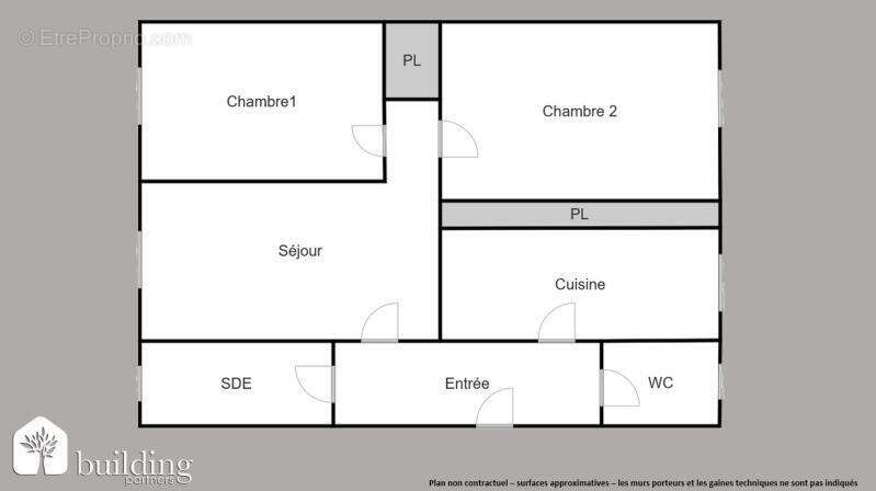 Levallois-Perret Mairie - Appartement 3 pièces avec deux caves de 49 m² - photo 2