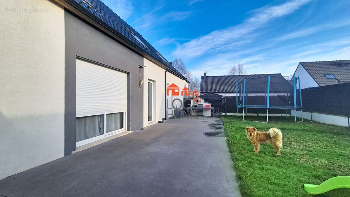 jardin - Maison à COURCELLES-LES-LENS