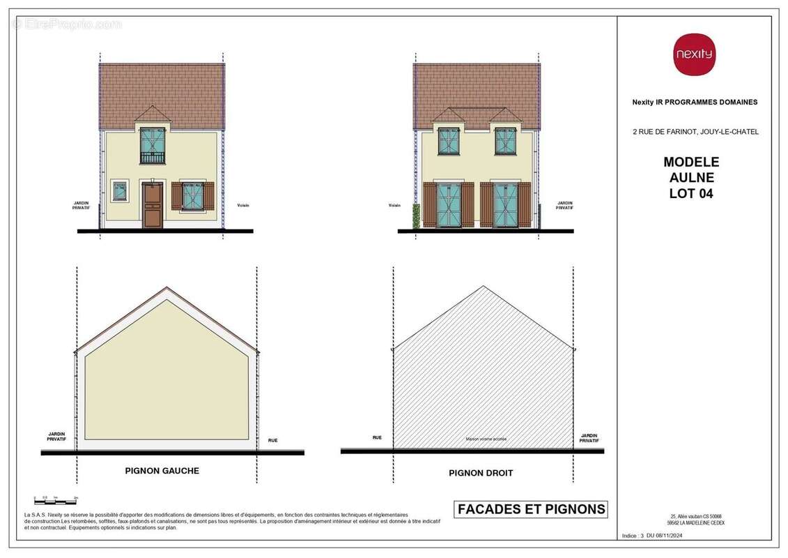 Maison à JOUY-LE-CHATEL