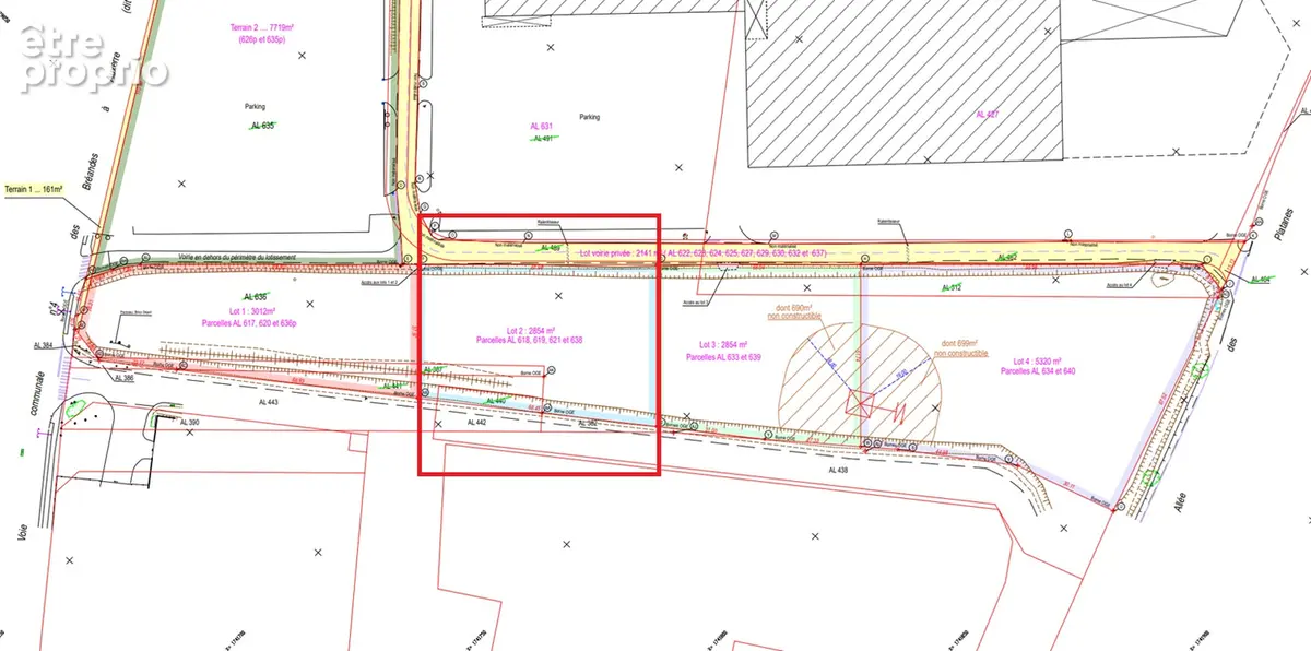 Zone commerciale perrigny auxerre - terrain constructible de 2854m² - photo 2