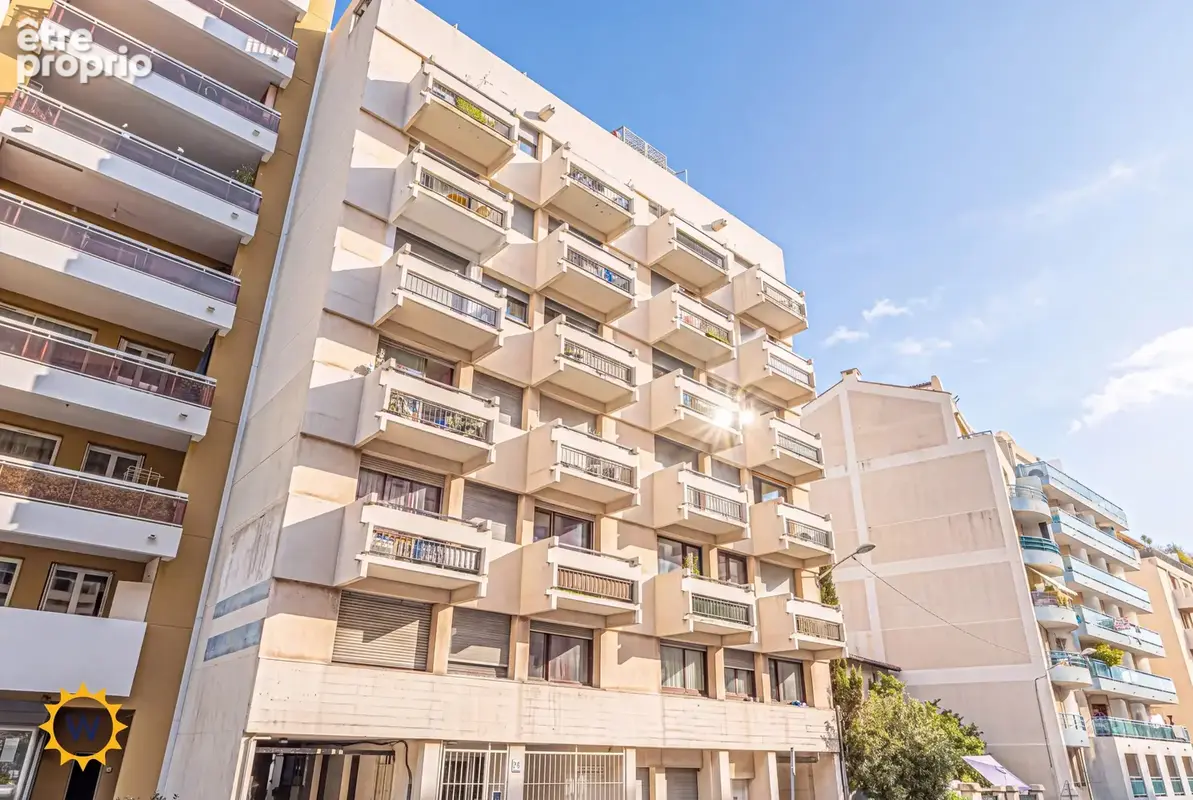 NICE OUEST / AV DE LA BORNALA - Studio de 20 m2 avec balcon au dernier étage avec ascenseur, idéal investissement locatif ! proc - photo 7